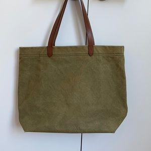 Madewell Olive Transporter Tote